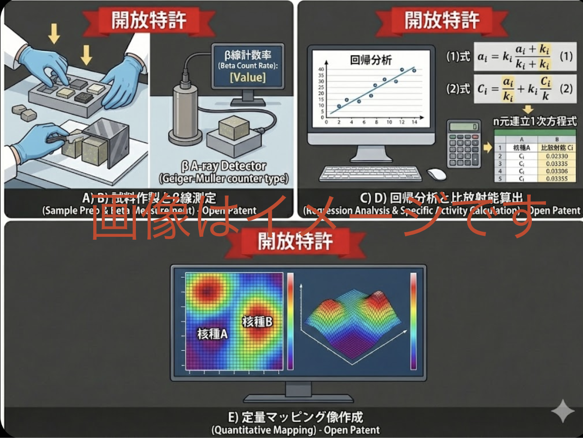 「β線核種の分別定量方法」のアイキャッチ画像
