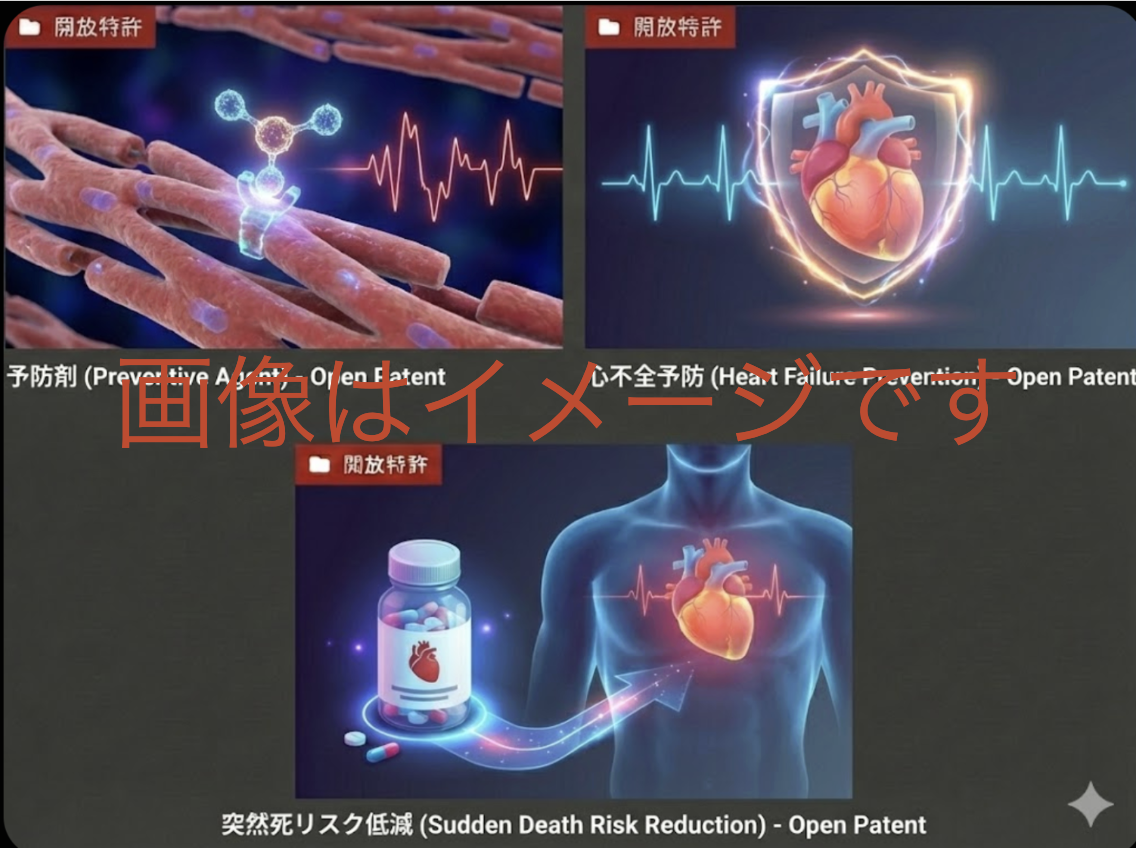 「心不全による突然死の予防剤」のアイキャッチ画像