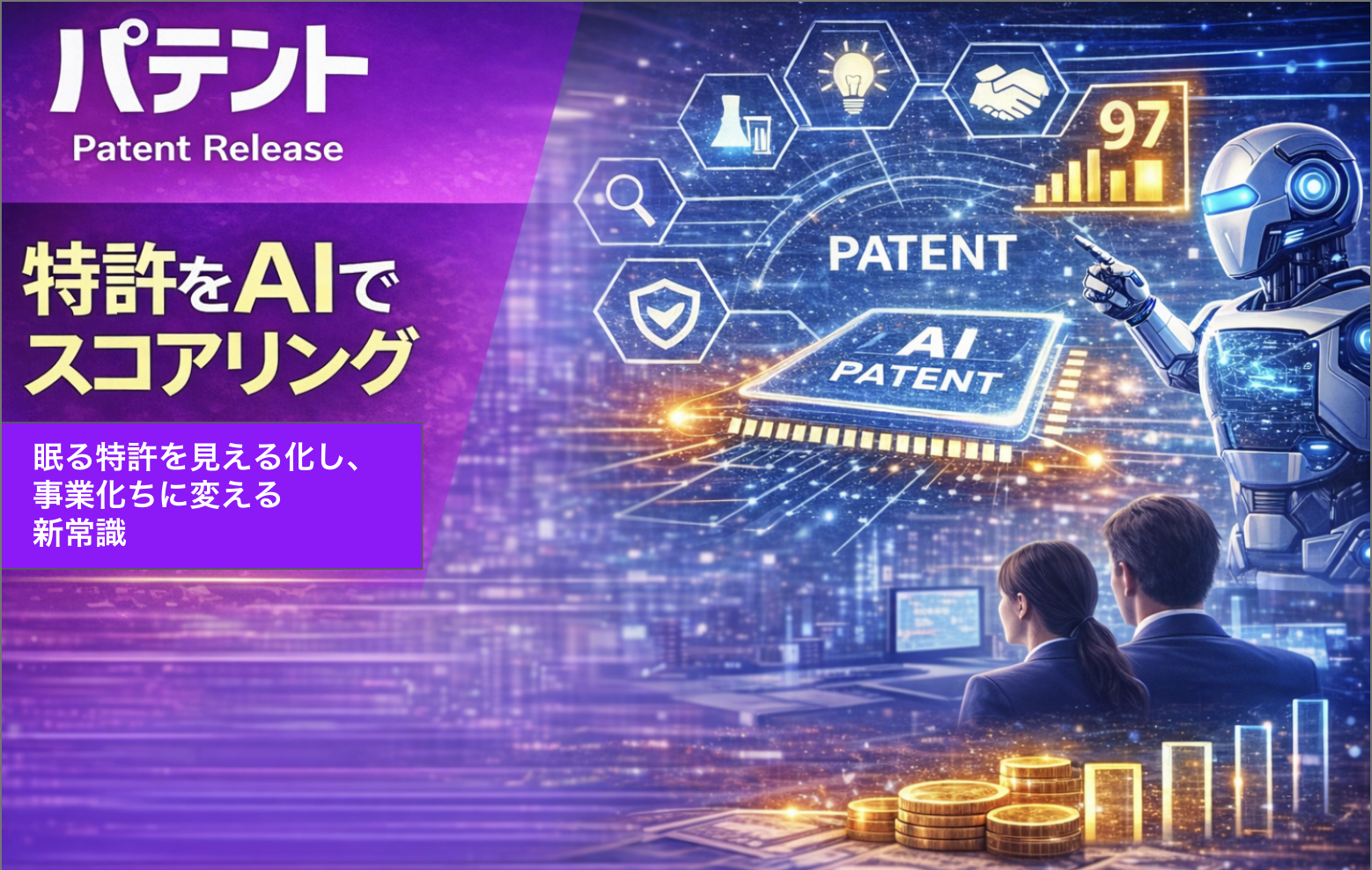 「特許をAIでスコアリングする時代」のアイキャッチ画像
