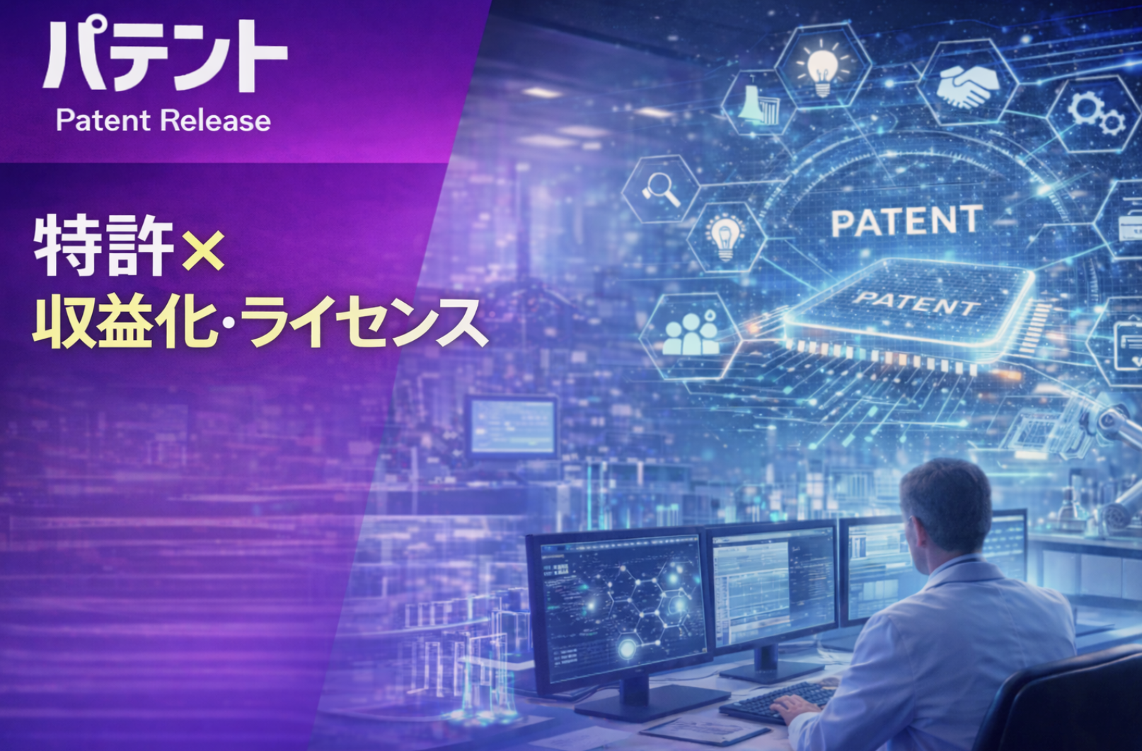 「「特許 × 収益化・ライセンス」」のアイキャッチ画像