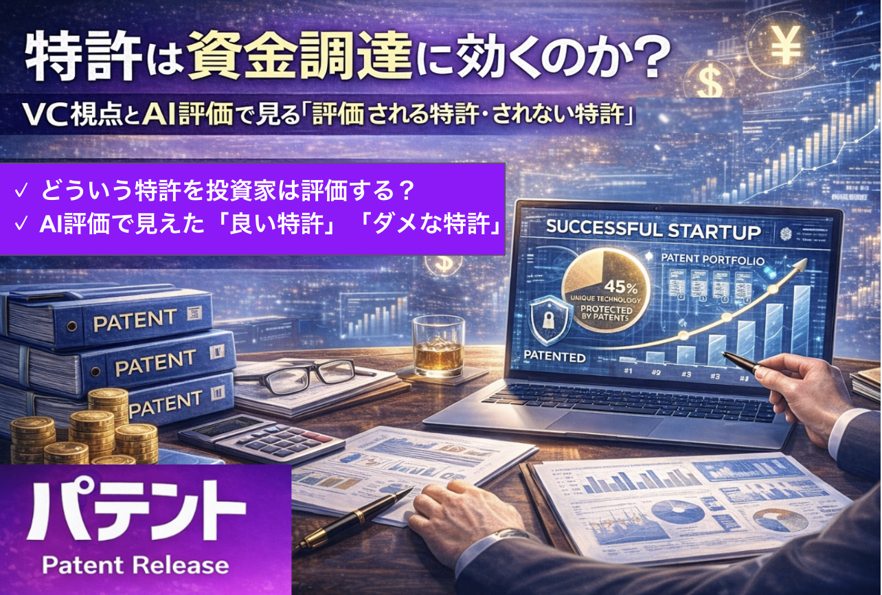 「特許は資金調達に効くのか？」のアイキャッチ画像